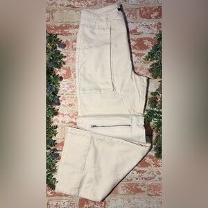 Forever 21 Cream Cargo Pants
